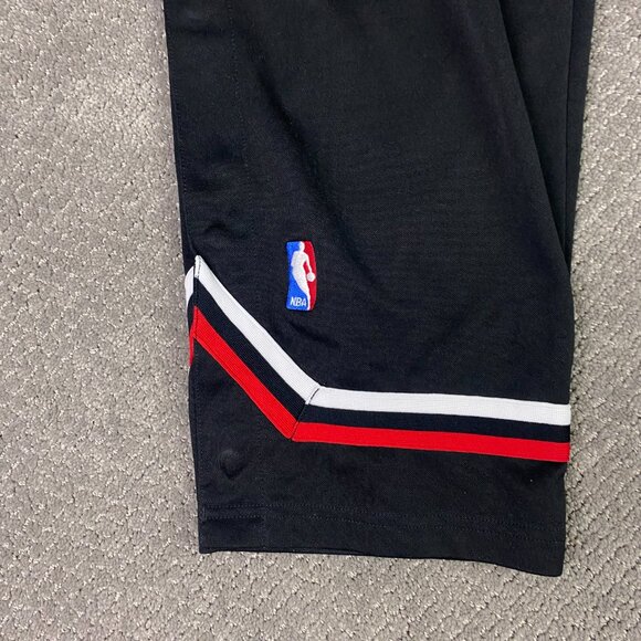 Vintage Nike Chicago Bulls Tear Away Basketball Pants Men's Large Black NBA - Picture 5 of 12